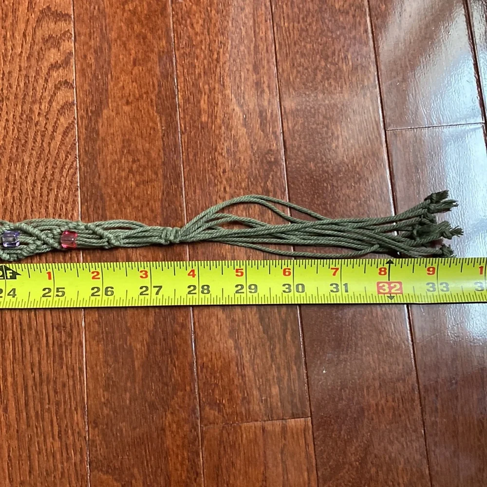 Pretty Beaded Rope Belt